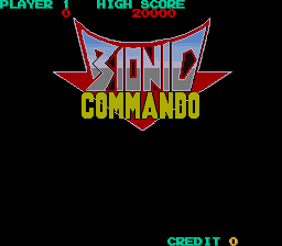 Bionic Commando (Euro) Title Screen